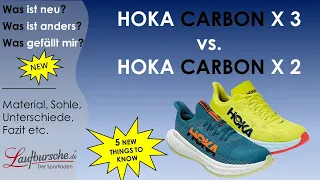 Vorstellung/Vergleich HOKA CARBON X3 vs. HOKA CARBON X2 | Warum Ihr diesen Schuh lieben werdet!