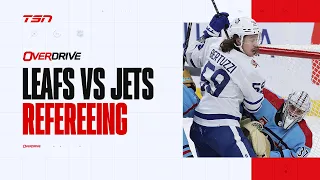 What was going on with the refereeing in the Leafs, Jets game?  | OverDrive - Hour 1 - 1/29/2024