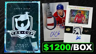 2021-22 Upper Deck The Cup Hockey Hobby Box Break