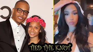 CONGRATS! T.I. Daughter Deyjah Magical Wedding Day, Love And Happiness