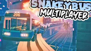 Snakeybus MULTIPLAYER Is Absolutely INSANE! CRAZY Destruction! - Snakeybus Multiplayer w/Camodo