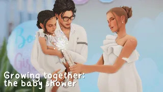 Growing Together 04 - a high tea baby shower & gender reveal | sims 4 let's play