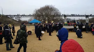 Французский военный оркестр на Березине 23.11.2019.