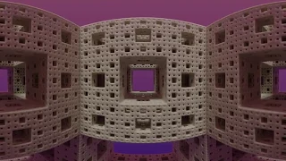 Menger Sponge in 360° - Level 5 Fractal