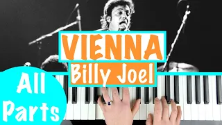 How to play VIENNA - Billy Joel Piano Tutorial [Chords Accompaniment]