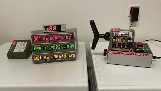 Time Circuits Display, switch and speedo replicas in action