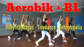 Senam Aerobik + BL | body language | Senam mengecilkan perut | Senam Pembentukan | Tinydance