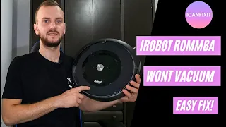 iRobot won't start vacuum - Easy Fix!