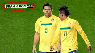 EVEN FULL, RONALDO FENÔMENO PLAYED HIS LAST MATCH AND SHOCKED THE WORLD | Brazil x Romania 2012