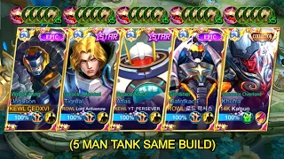 5 MAN TANK WITH A TWIST!? 😱(All Same build)