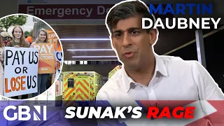 In CAHOOTS? Sunak RAGES at 'politically motivated' strikes on same day Labour attacks Tories on NHS