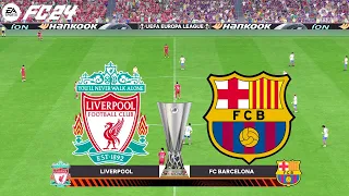 FC 24 | Liverpool vs Barcelona - UEFA Europa League Final  - PS5™ Full Match & Gameplay