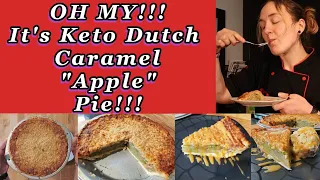 Keto/Low Carb Dutch "Apple" pie