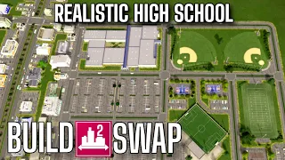 The Best Looking Schools in Cities Skylines | Build Swap 2 Episode 2