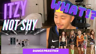 ITZY - PROESSIONAL DANCER REACTS TO ITZY "Not Shy" Dance Practice