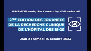 Journées de la recherche Clinique - Samedi 14 octobre