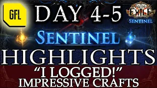 Path of Exile 3.18: SENTINEL DAY # 4-5 Highlights "I LOGGED!", IMPRESSIVE CRAFTS, INTRO CLIP