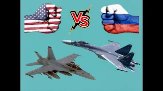 Su-35 Flanker-E vs F/A-18E/F Super Hornet