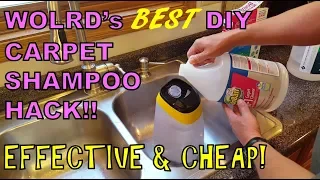 World's Best DIY Carpet Shampoo Hack (Cheap & Effective!)