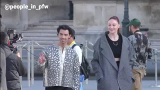 Joe Jonas & Sophie Turner [GoT] - Louis Vuitton Spring Summer 2023 fashion show in Paris - 4.10.2022