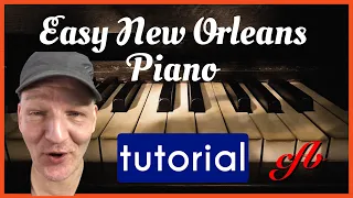 How to build up a New Orleans Blues on piano!