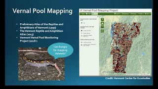 January 2019 Webinar - Enhanced Mapping Tools to Protect and Restore Vermont’s Wetlands