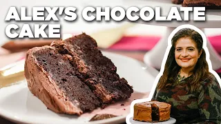 Alex Guarnaschelli's Chocolate Cake with Chocolate Frosting | The Kitchen | Food Network