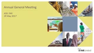 FAR Ltd FY2016 AGM Presentation