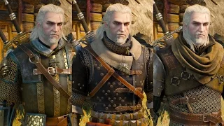 The Witcher 3 Wild Hunt - All Witcher Gear Sets Showcase (Looks & Stats)