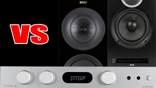 [Sound Battle] Elac DBR62 vs Kef R3 Bookshelf Speakers / Audiolab 6000A Integrated Amplifier