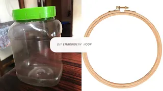 Diy embroidery hoop/homemade mbroidery hoop