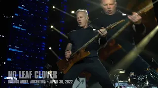 Metallica - No Leaf Clover (Live Buenos Aires, Argentina - April 30, 2022) Lyrics