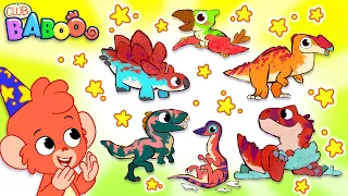 Baby Dinosaur Puzzle | Club Baboo  | LONG 1 HOUR COMPILATION | Watch and Learn Dinosaurs