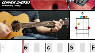 Truly Madly Deeply - Savage Garden | GUITAR LESSON | Common Chords