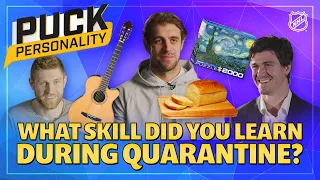 What New Skill Did You Learn During Quarantine? | Puck Personality | NHL