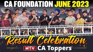 CA Foundation June 2023 Result Celebration🥳🥳 With CA Toppers | CA Wallah by PW