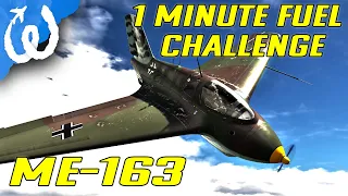 I Flew an Me-163 with 1 Minute Fuel - War Thunder