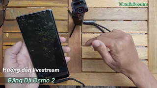 Hướng dẫn cách livestream bằng Dji Osmo 2