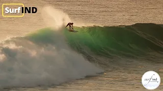 The same guy, epic swell Outside Corner, August 4th, 2022, Bali surf