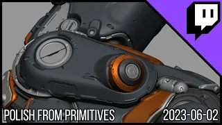 3D Character Sculpting - Marco Plouffe's Twitch Stream of 2023-06-02 - Polish and Polypaint