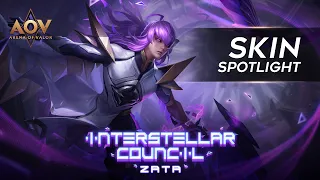 Zata Interstellar Council Skin Spotlight - Garena AOV (Arena of Valor)