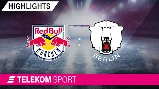 EHC Red Bull München - Eisbären Berlin | 33. Spieltag, 18/19 | Telekom Sport