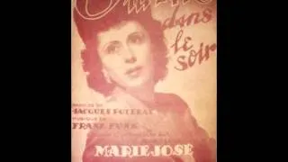 Marie José " Guitare dans le soir " 1943