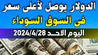 اسعار الدولار اليوم | سعر الدولار اليوم | الدولار فى السوق السوداء اليوم الاحد 28-4-2024 فى مصر