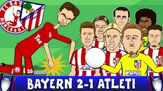 Bayern Munich vs Atletico Madrid 2-1 (UEFA Champions League Semi-Final 2016 2nd Leg 15-16 Parody)