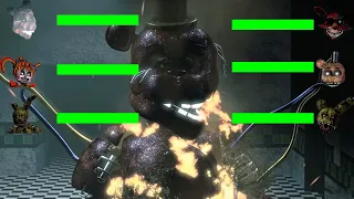 [SFM FNAF] Don't Mess with Ignited Freddy WITH HealthBars