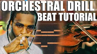 MAKING HARD ORCHESTRAL DRILL BEATS | POP SMOKE DRILL TUTORIAL FL STUDIO 2021