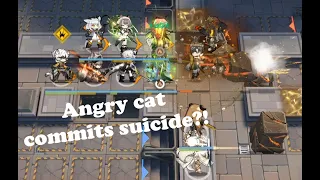 Victoria: County Hillock Countryside Annihilation - Angry Cat Commits Suicide?! (no 6*s) [ARKNIGHTS]