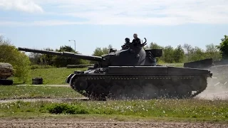 Panzer 61 driving during Tiger Day VII