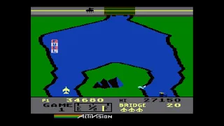 ❤Мой скромный рекорд в "River Raid"❤Atari 8-bit 400/800/XL/XE. 60fps! 1982. Fly game, by Activision